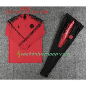 PSG Kind Trainings Sweatshirt Pak Jordan Rood 2018/2019